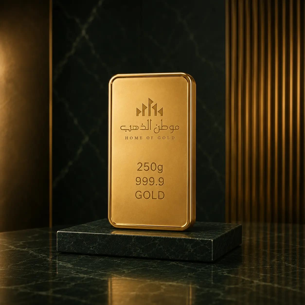 سبيكة ذهب 250 غراماً